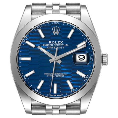 quadrante blu rolex datejust